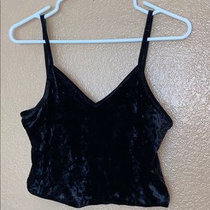 Black Velvet Top
